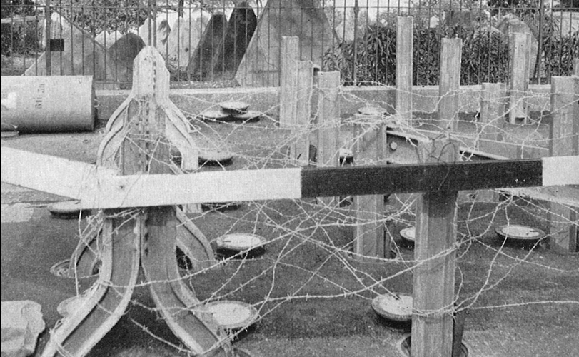 Panzersperren auf Schweizer Strassen