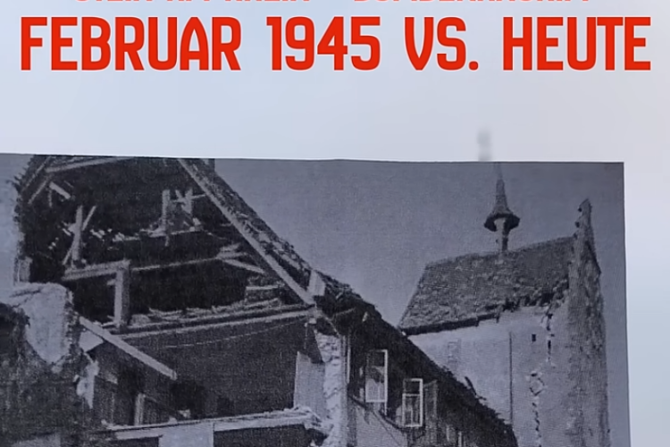 Stein am Rhein – Bombenangriff vom Februar 1945 vs heute